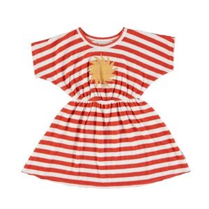 Piupiuchick
Piupiuchick Short dress | red & ecru stripes